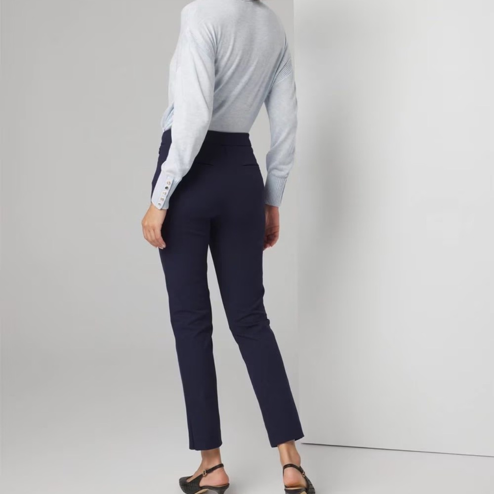 Mid-Rise Stovepipe Pants - Picture 2 of 5